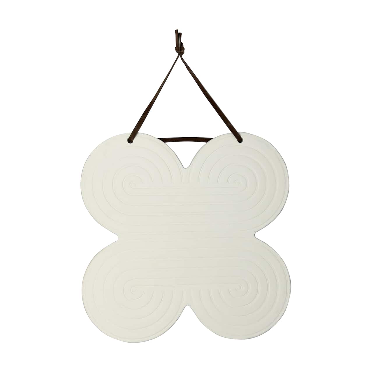 Jonathan Adler x Michaels 8" Pompidou Quatrefoil DIY Ceramic Plaque